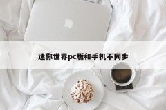 Mini World PC version and mobile phone are not synchronized